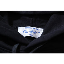 Off White hoodie Palm Letter Arrow Pattern Pullover Hood