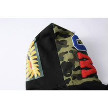 Bathing Ape Bape Hoodie Autumn and Winter Men's Cotton Hooded Sweater Fleece Jacket