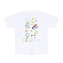 Casablanca T Shirts Street High-quality pure cotton