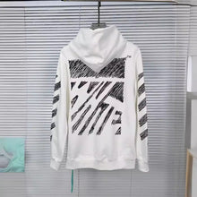 Off White hoodie sketch arrow pattern hooded