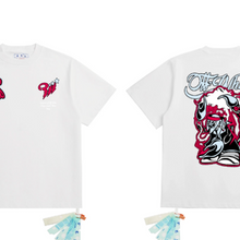 OFF WHITE T SHITRS High-quality 100% pure cotton streetwear