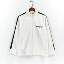 Palm Angels sweatshirt Striped zip-up cardigan