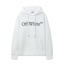 Off White hoodie large letter print pattern pullover