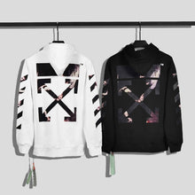 Off White hoodie Angel Wings Arrow Pattern Pullover Hood