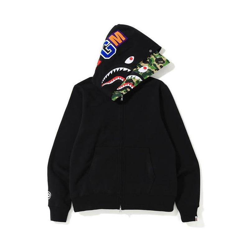 Bathing Ape Bape Hoodie Autumn and Winter Fashion Brand Cardigan Zipper Hoodie Youth Fashion