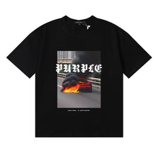 Purple T Shirts Smoke Show Racing Print