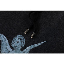 Off White hoodie Baby Angel Oil Painting Pattern Pullover Hoodie
