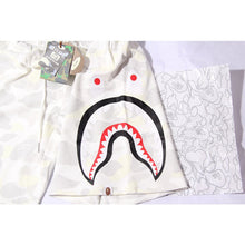Bathing ape Bape Shorts Camo luminous shark side print five-point pants straight beach pants