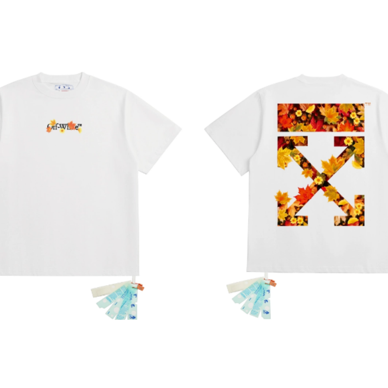 OFF WHITE T SHITRS High-quality 100% pure cotton streetwear