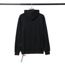Off White hoodie New volcanic eruption personalized print casual loose hoodie