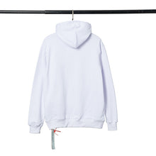 Off White hoodie New volcanic eruption personalized print casual loose hoodie