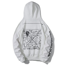Off White hoodie spoof robot graffiti arrow cotton pullover hooded