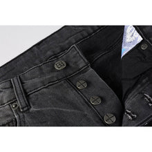 KSUBI Jeans Slim Fit Casual Ripped Jeans