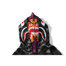 Bathing Ape Bape Hoodie Camouflage Shark Tiger Head Double Hat Sweater