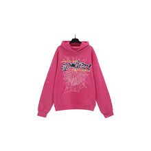 Sp5der Hoodie Cobweb Puff Print Pure Cotton