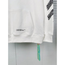 Off White hoodie sketch arrow pattern hooded