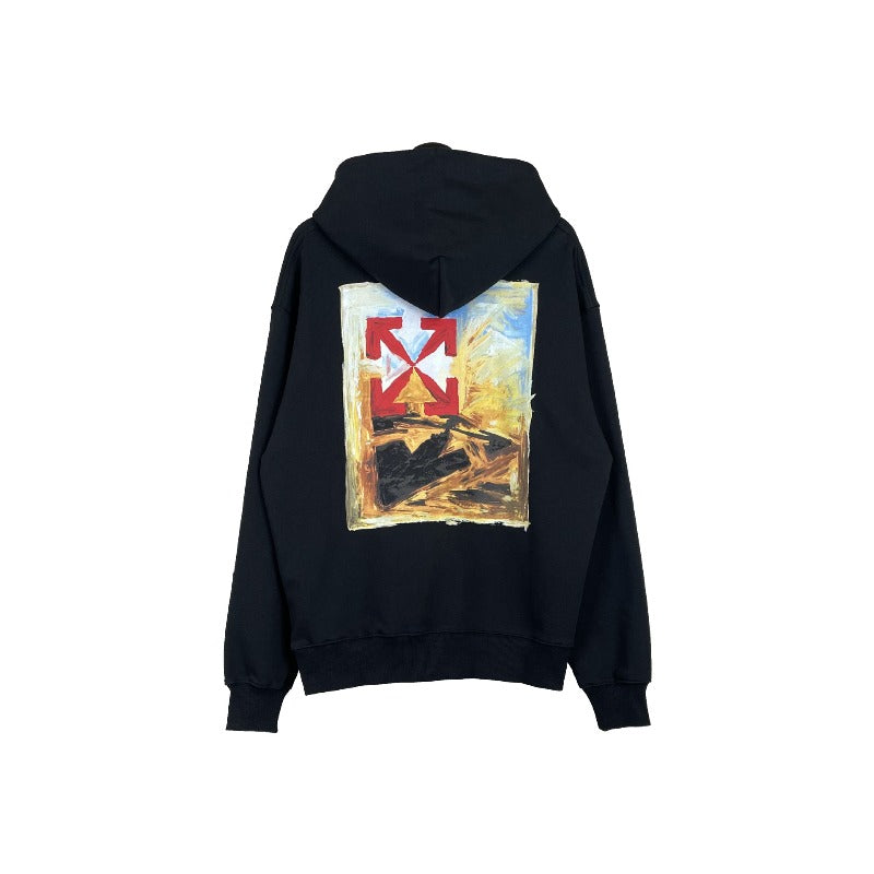 OW eco-friendly limited arrow pullover hooded sweater