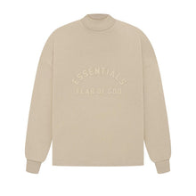 Fog Essentials Long Sleeve T-Shirt Silicone Logo Loose Crew Neck Long Sleeve T-Shirt