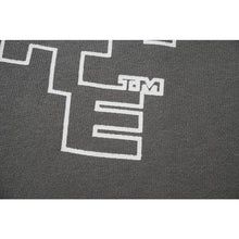 OW Letter Arrow Pattern Pullover Hooded Sweatshirt