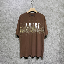 Amiri T Shirt Casual Hip Hop High Street round Neck Short Sleeve T-shirt