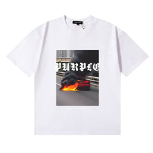 Purple T Shirts Smoke Show Racing Print
