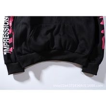 Off White hoodie dyed graffiti pink arrow hooded