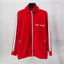 Palm Angels sweatshirt Striped zip-up cardigan