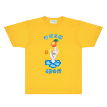 Casablanca T Shirts Street High-quality pure cotton
