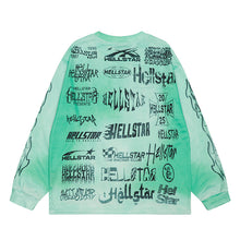 HS Long Sleeve Shirts Hip-hop loose oversize