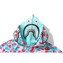Bathing Ape Bape Hoodie Miami Two-Hat Cardigan Zipper Fall/Winter Velvet Shark