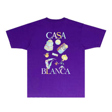 Casablanca T Shirts Street High-quality pure cotton