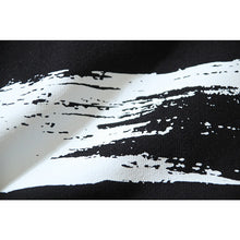 OW graffiti arrow print pattern pullover hooded sweater