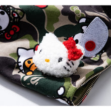 Bathing Ape Bape Hoodie Full Print Hello Kitty Cardigan Zipper