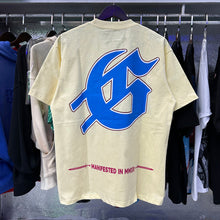 Godspeed T Shirts Convenience Store White Car Printing Cotton Casual Short Sleeve Men's and Women's
