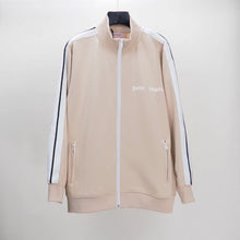 Palm Angels sweatshirt Striped zip-up cardigan