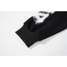 OFF Splash Ink Graffiti Pullover Hooded Sweater