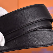 Amiri Belt Black linen leather texture