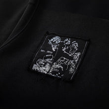 Off White hoodie pocket letter portrait pattern pullover