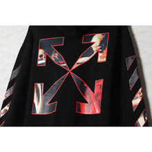Off White hoodie Caravaggio oil painting pattern print hooded guard