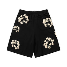 Denim Tears Shorts Yellow floral cotton