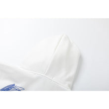Off White hoodie graffiti yarn arrow pattern pullover hooded
