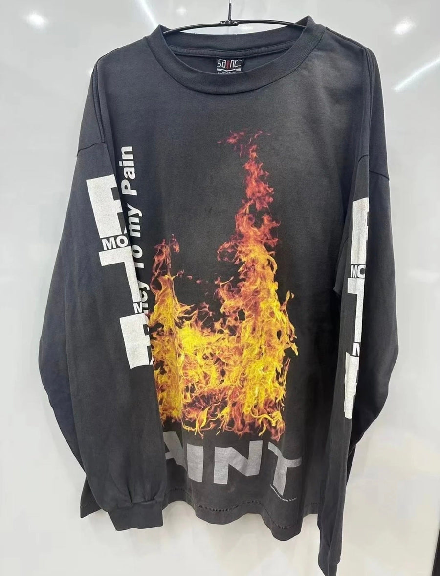Saint Michael long sleeve shirts Premium-quality pure cotton streetwear for autumn