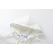 Off White hoodieOW 3D stereo pink arrow pattern hooded fleece