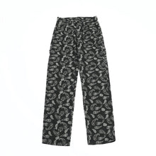Men Jeans Embroidered Paisley Jeans Loose Retro Trousers
