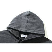 OW nail arrow pattern washing water do old hooded sweater