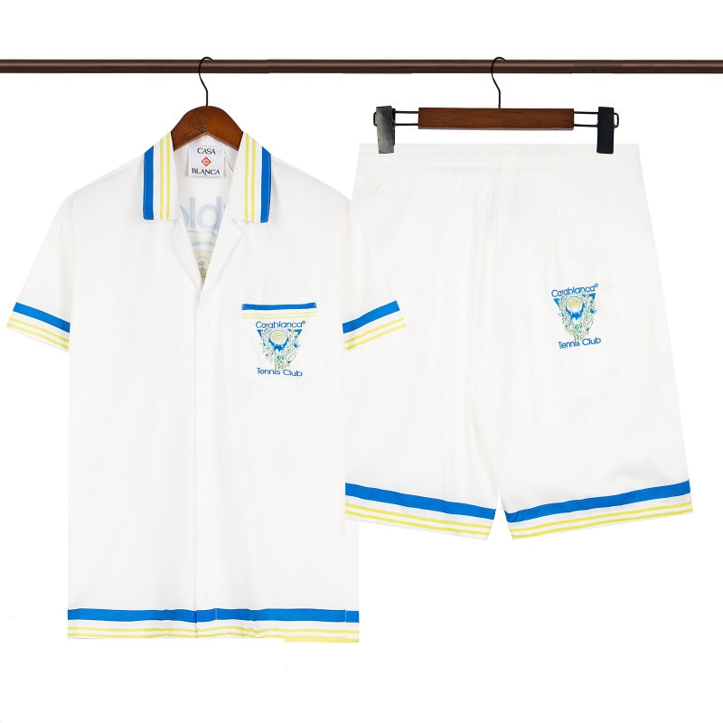 Casablanca Beach Shirt & Shorts Set Casual Summer Vacation/Travel Wear (Sold Separately)