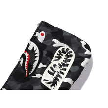Bathing Ape Bape Hoodie shark head black and white luminous color matching sweater