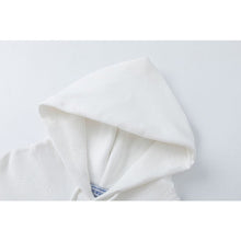 OW Angel Car Pattern Pullover Hooded Sweater