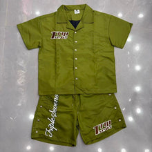 TRIPLE SEVENS T Shirts embroidery shorts set