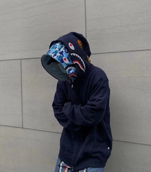 Bathing Ape Bape Hoodie Camouflage Cardigan Men's and Women's Sweater Hoodie Coat